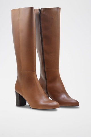 Bottes en cuir Arantxa 2 - Camel