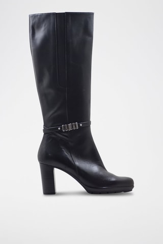 Bottes en cuir Efigenia - Noir