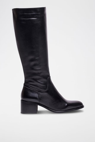 Bottes en cuir Lisa - Noir
