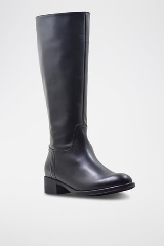 Bottes en cuir - Noir