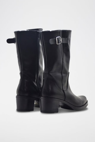 Bottes en cuir Telma - Noir