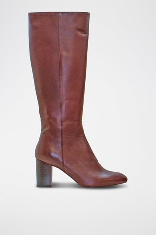Bottes en cuir Arantxa - Bordeaux