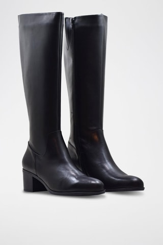 Bottes en cuir Vacuno Noir