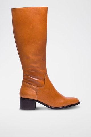 Bottes en cuir Diana Camel