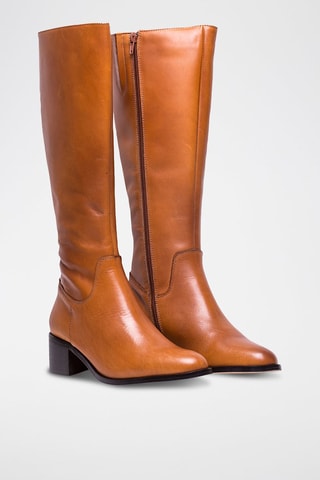 Bottes en cuir Diana Camel