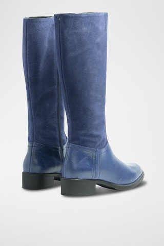 Bottes en cuir Bleu marine