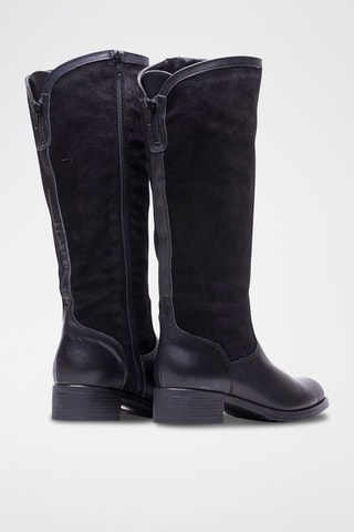 Bottes en cuir - Noir