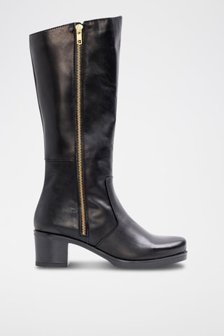 Bottes en cuir - Noir