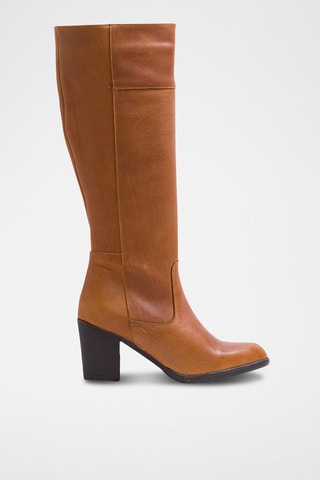 Bottes en cuir nappa - Camel