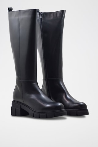 Bottes en cuir - Noir