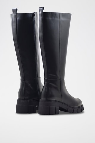 Bottes en cuir - Noir