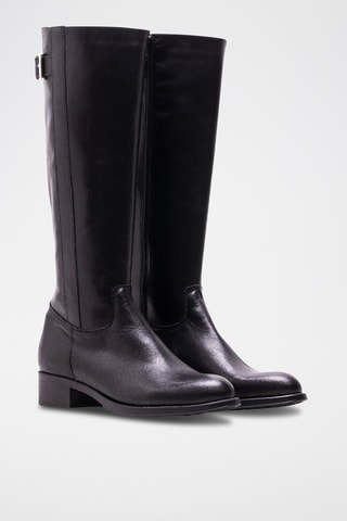 Bottes en cuir - Noir