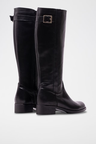 Bottes en cuir - Noir