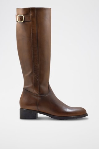 Bottes en cuir - Marron