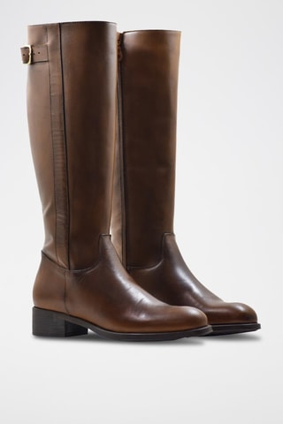 Bottes en cuir - Marron