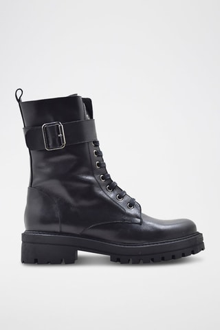 Bottes en cuir - Noir