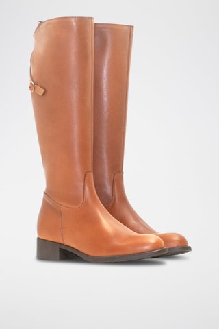 Bottes en cuir - Marron