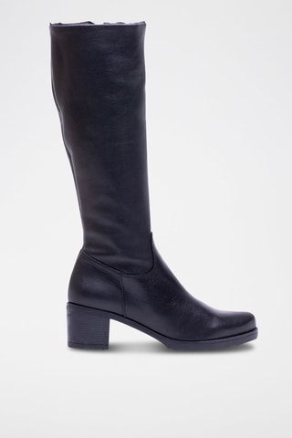 Bottes en cuir - Noir
