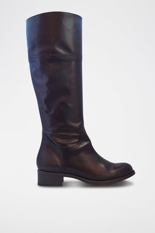 Bottes en cuir - Noir