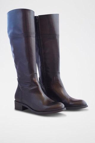 Bottes en cuir - Noir