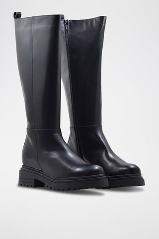 Bottes en cuir - Noir