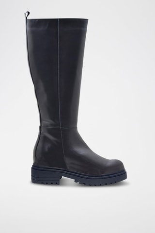 Bottes en cuir - Noir