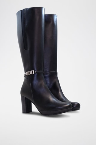 Bottes en cuir - Noir