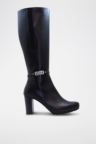 Bottes en cuir - Noir