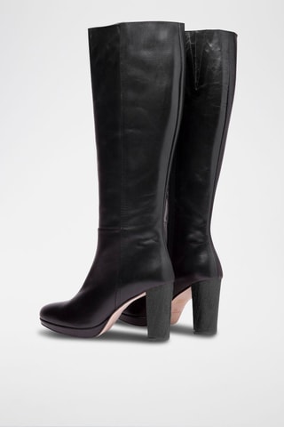 Bottes en cuir - Noir