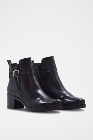 Bottines Chelsea en cuir - Noir