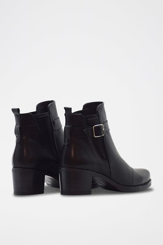 Bottines Chelsea en cuir - Noir