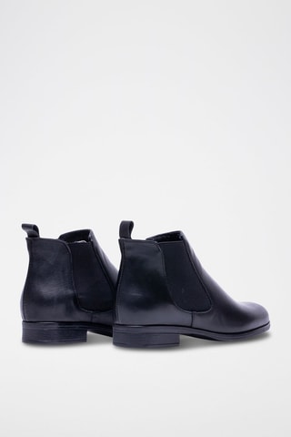 Bottines Chelsea en cuir - Noir