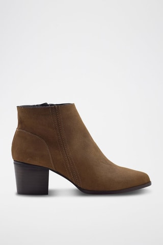 Bottines en cuir - Marron