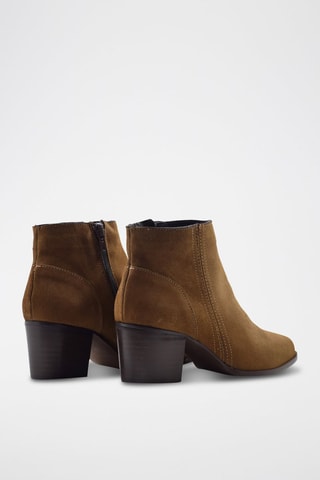 Bottines en cuir - Marron
