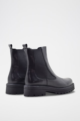 Bottines Chelsea en cuir - Noir
