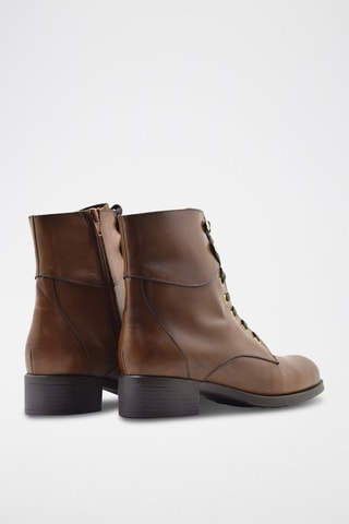 Bottines en cuir - Marron