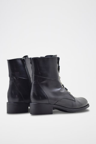 Bottines en cuir - Noir