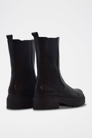 Bottes Chelsea en cuir - Noir