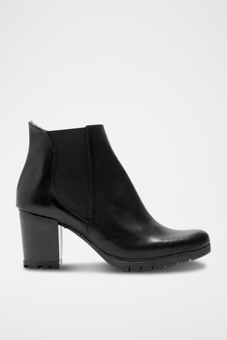 Bottines Chelsea en cuir - Noir