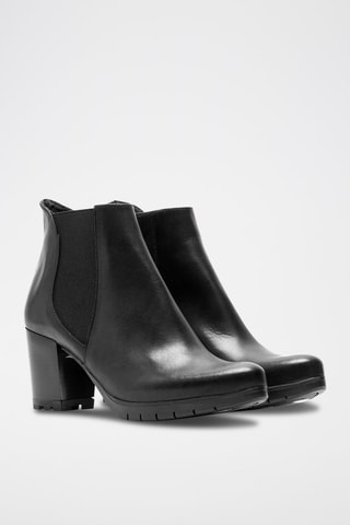 Bottines Chelsea en cuir - Noir