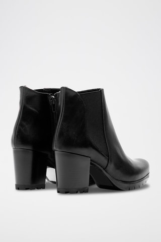 Bottines Chelsea en cuir - Noir