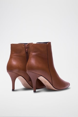 Bottines en cuir Angelina Marron