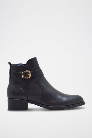 Bottines en cuir Jailene - Noir