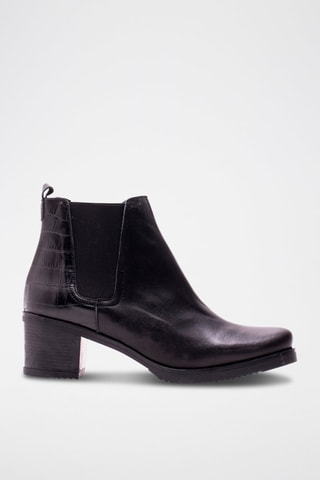 Bottines Chelsea en cuir - Noir