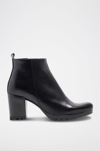 Bottines en cuir Scarlett - Noir