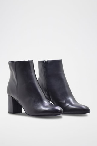 Bottines en cuir Marilo - Noir