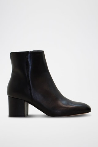 Bottines en cuir - Noir