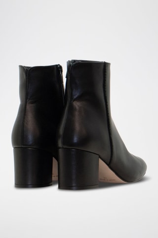 Bottines en cuir - Noir