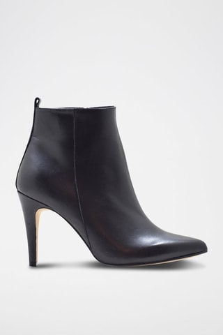Bottines en cuir Greta - Noir