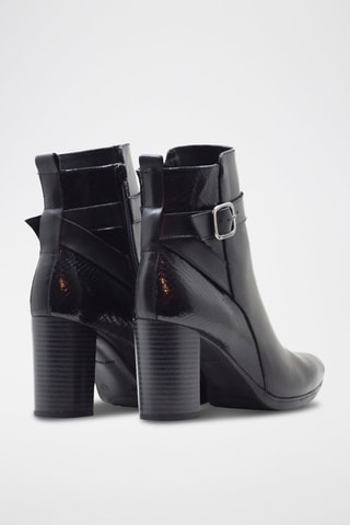Bottines en cuir Panam - Noir